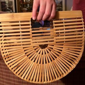 Wooden Bamboo Purse